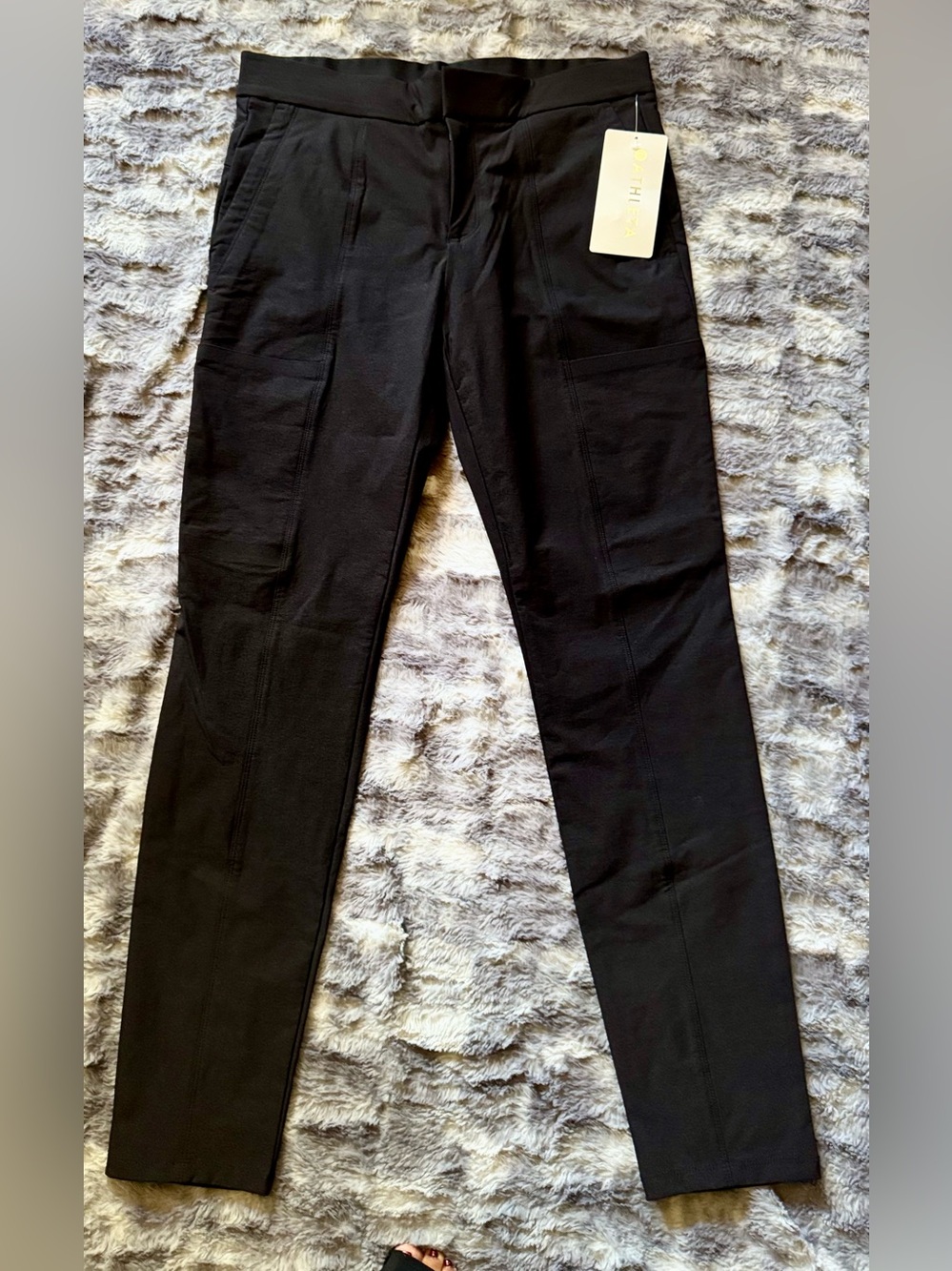 Athleta Black skinny Stretch Dress Pants